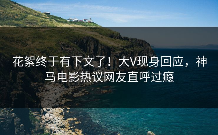花絮终于有下文了！大V现身回应，神马电影热议网友直呼过瘾